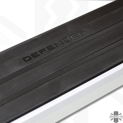 Fixed Side Steps (Genuine) + Extra Fitting Kit for Land Rover Defender L663 (110 Model)