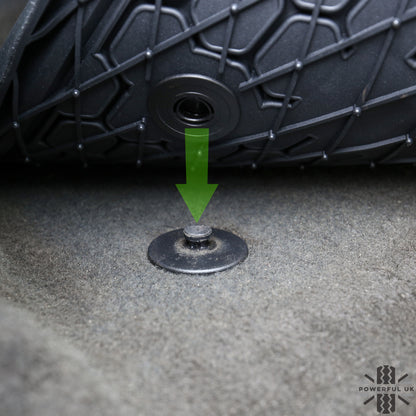 Rubber Floor Mats 4pc - RHD - for Ford Ranger 2012-19