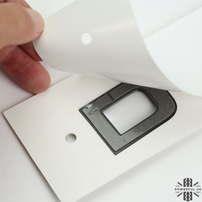 Bonnet Lettering - Narvik Black - for Land Rover Defender L663