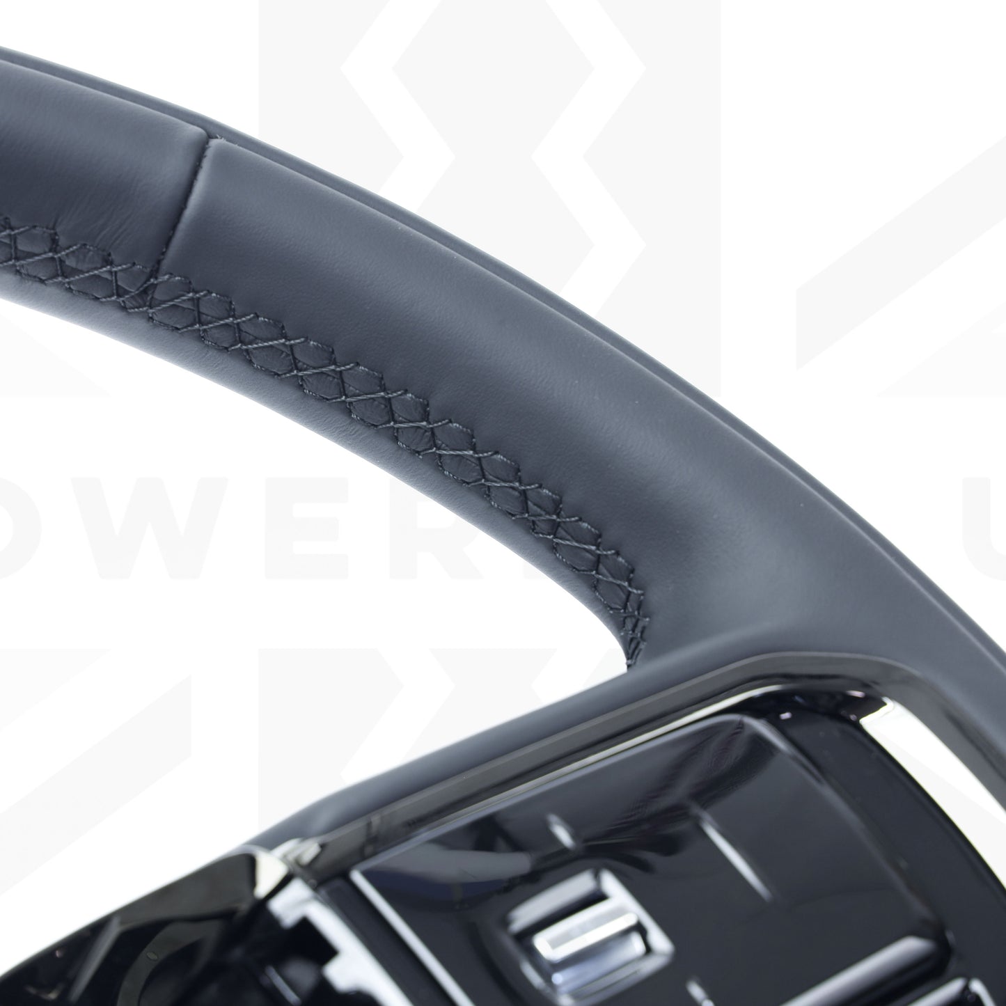 Steering Wheel - Heated - Ebony Leather + Moonlight Bezel for Range Rover Velar 2021+