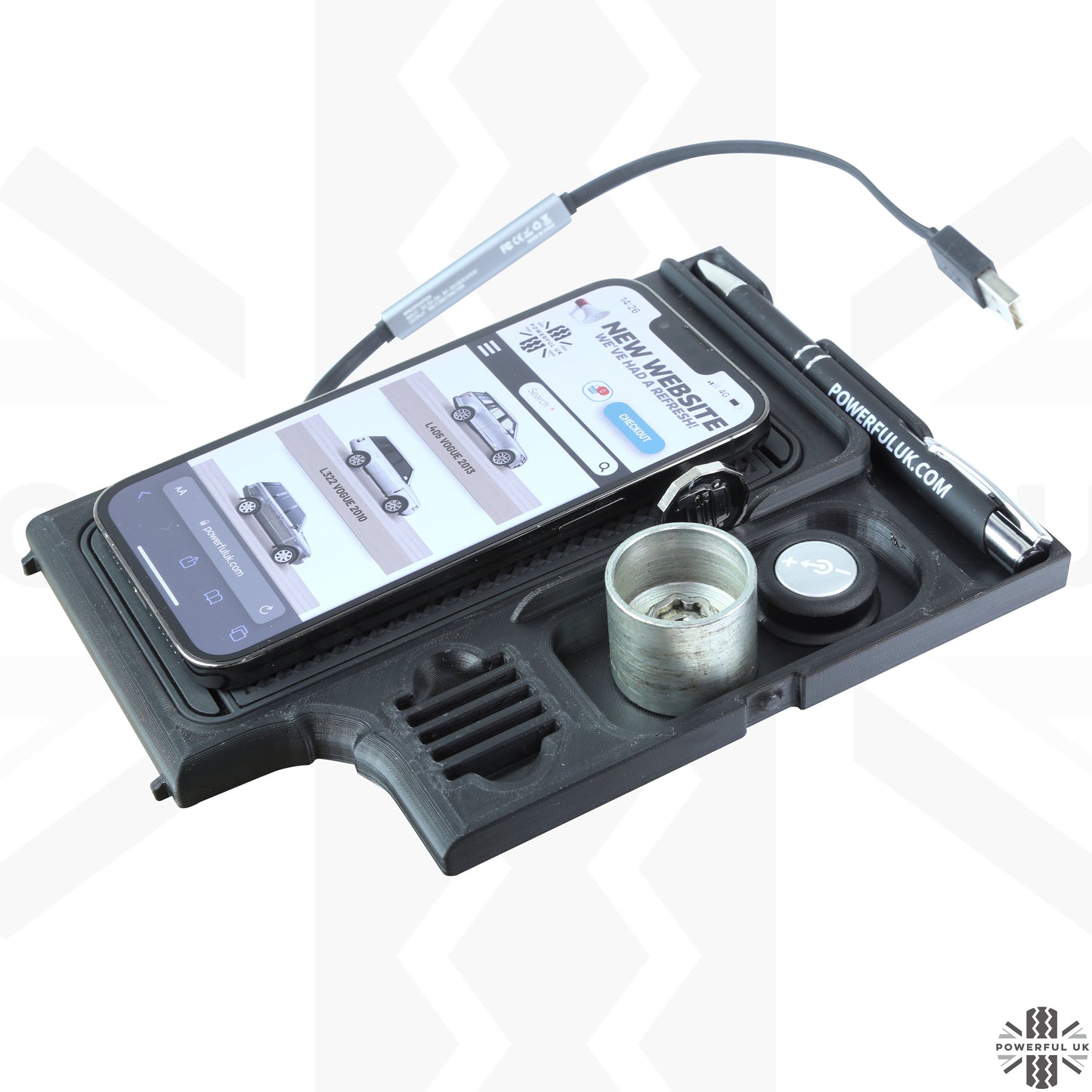 Wireless Charging Tray for Land Rover Freelander 2 (2012+) - TYPE B