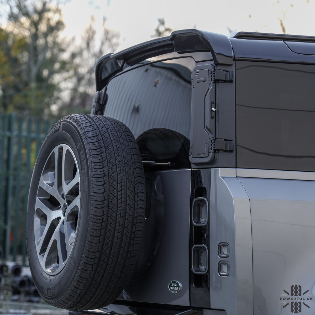 Rear Spoiler for Land Rover Defender L663 - PFUK Design - Gloss Black