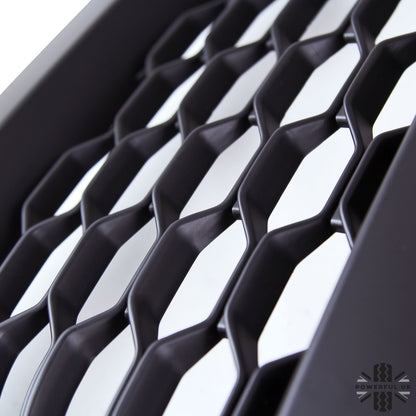 Full Mesh Front Grille - Matt Black - for Nissan Navara NP300