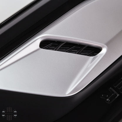 Bonnet Vents (2018) - Genuine - Gloss Black + Silver for Range Rover Sport