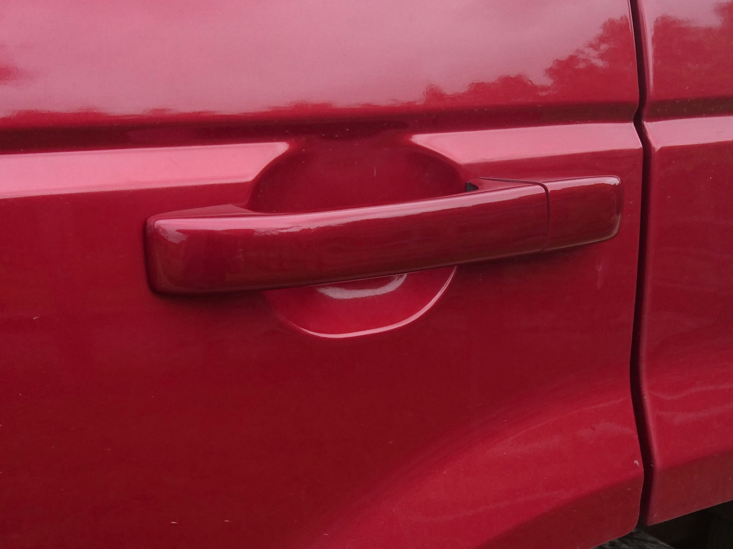 Door Handles Covers (8pc) for Range Rover P38 - Rioja Red