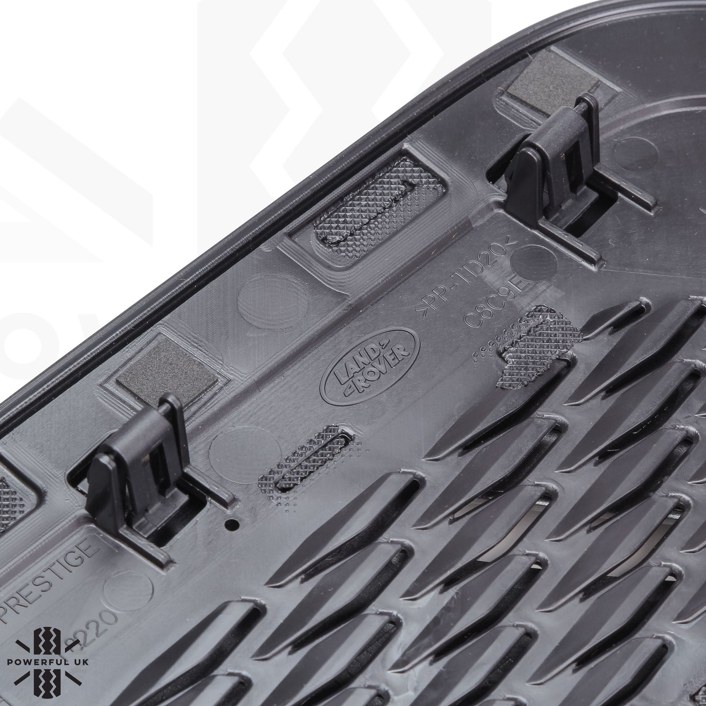 Bonnet Vents (2018) - Genuine - Gloss Black + Silver for Range Rover Sport