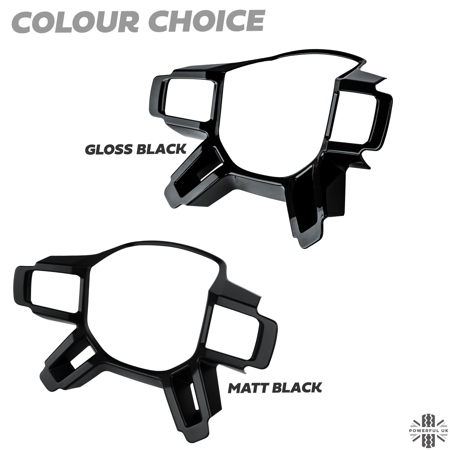 Steering Wheel Spoke Cover - Matt Black - for Land Rover Defender L663