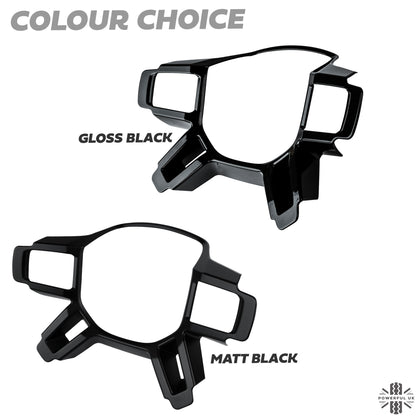 Steering Wheel Spoke Cover - Matt Black - for Land Rover Defender L663