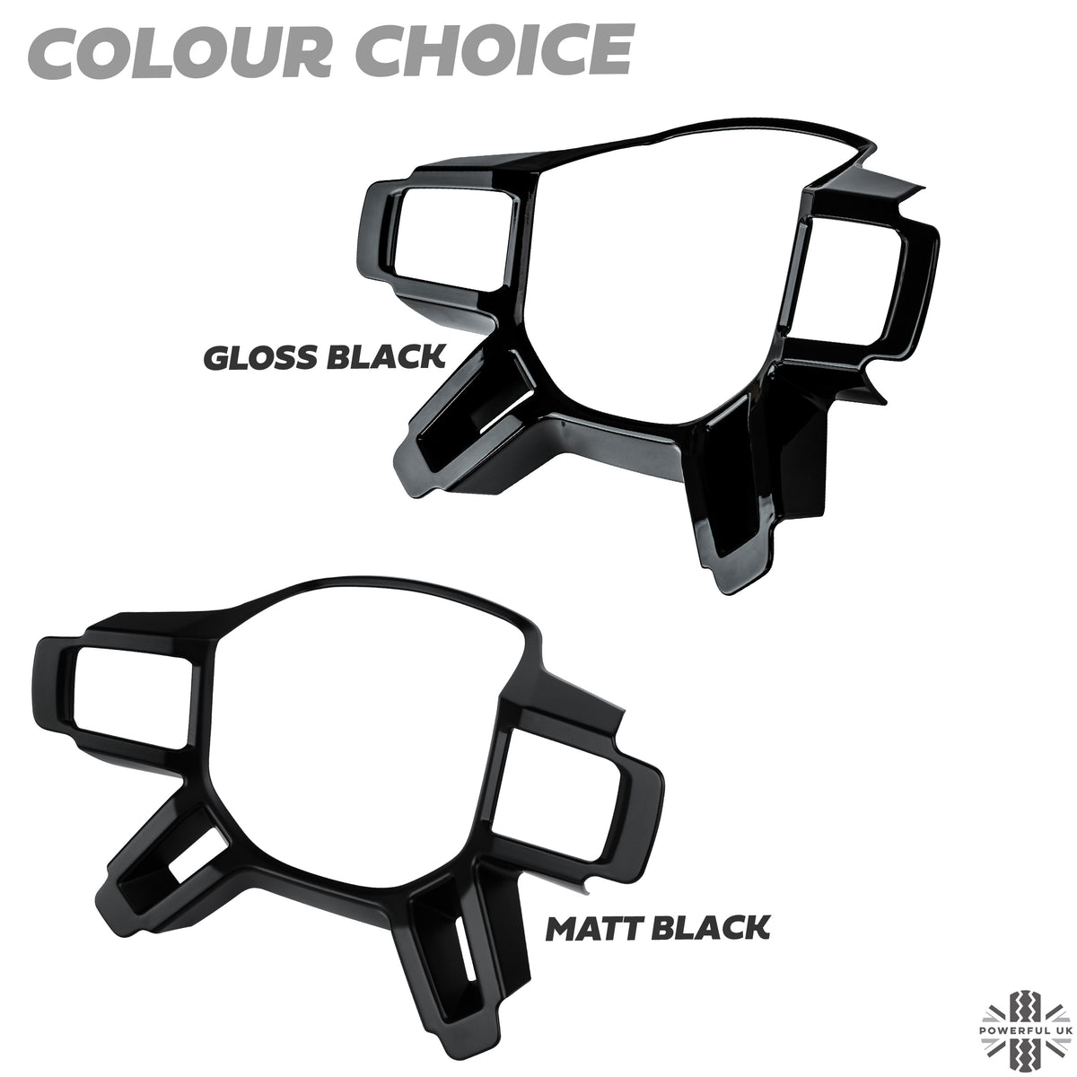 Steering Wheel Spoke Cover - Matt Black - for Land Rover Defender L663
