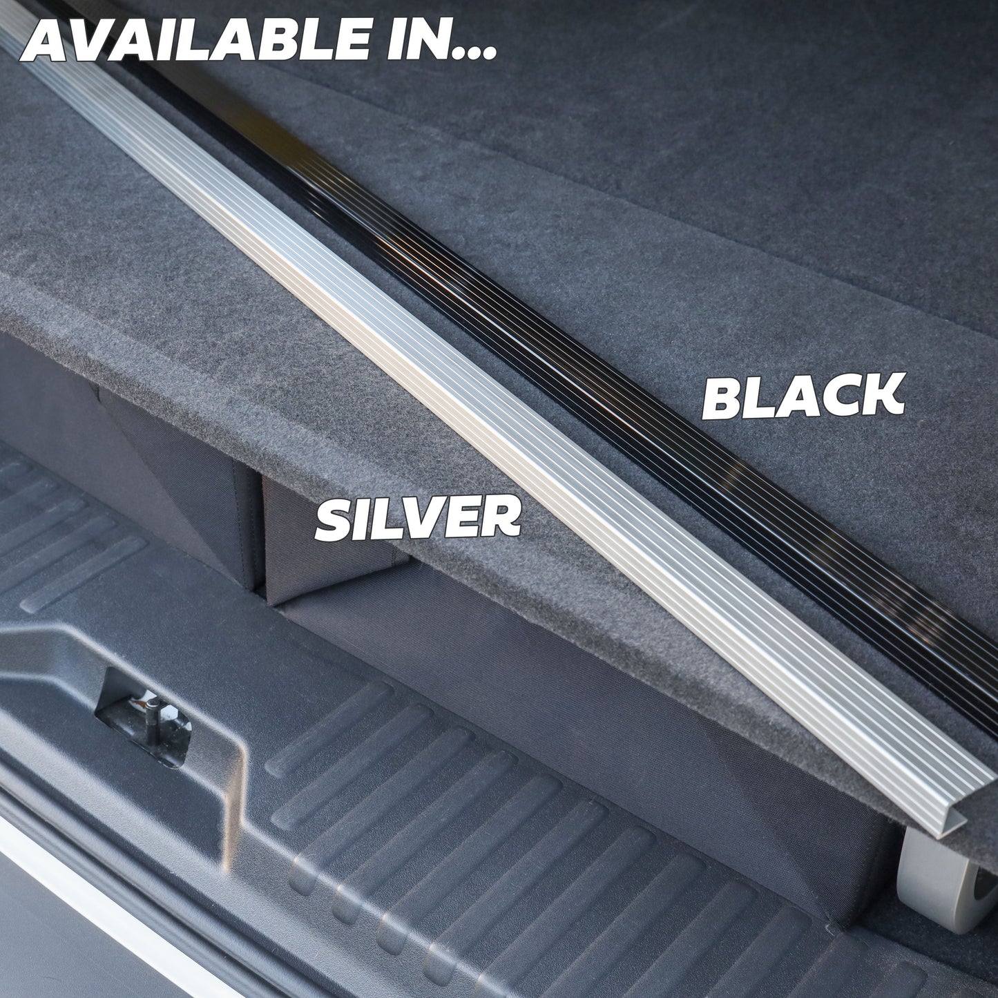Edge Strip for Raised Floor for VW ID Buzz - Black