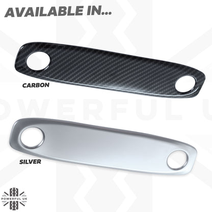 2x Roof Light Covers in Carbon Fibre for Tesla Model 3