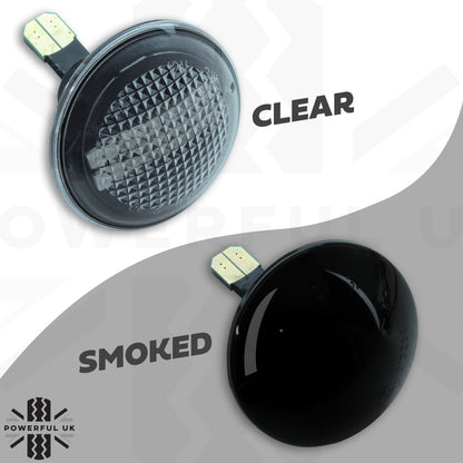 LED Dynamic Sweep Side Repeaters for Range Rover L322 (Pair) - Smoked