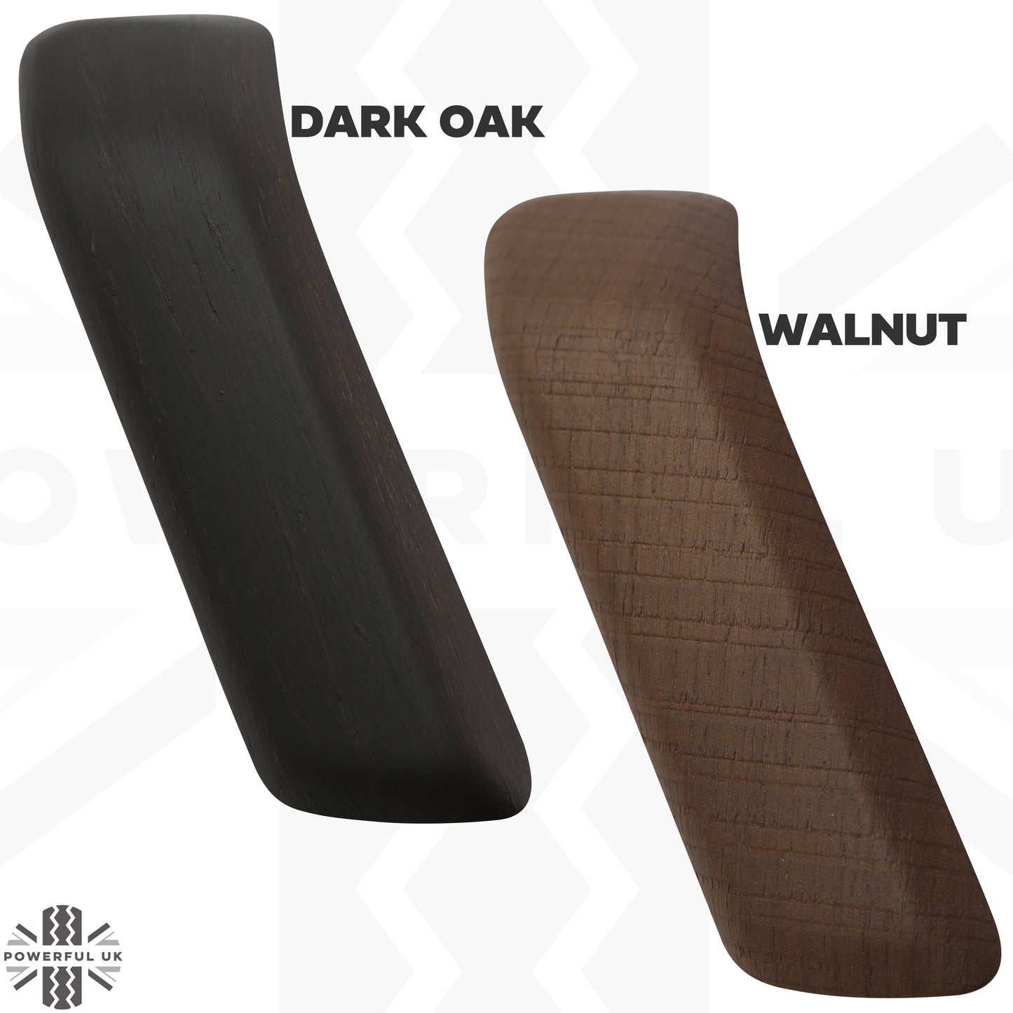 Interior Door Pull Finisher (Genuine) in Walnut for Defender L663 90 - LHD