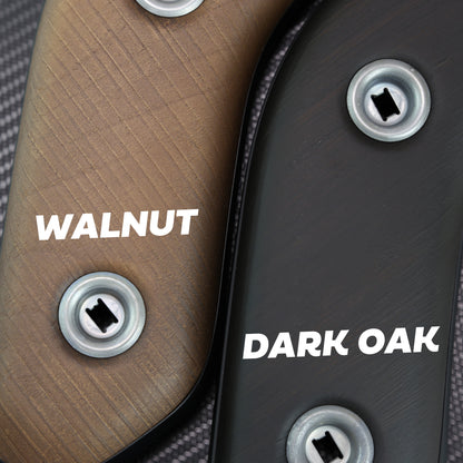 Interior Centre Console Finishers PAIR (Genuine) in Walnut for Defender L663