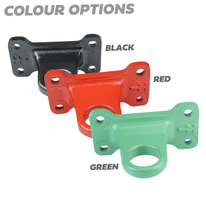 Tow Loop Upgrade Kit B - Red Loops + Red Inserts for Land Rover Defender L663