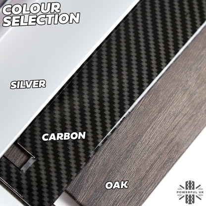 Centre Air Vent Cover Trim - Carbon Fibre - for Land Rover Defender L663