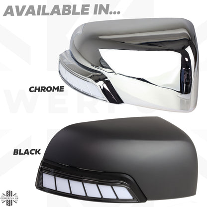 Wing Mirror LED Dynamic Indicator Kit for Ford Ranger T7 (2016-19) - Black