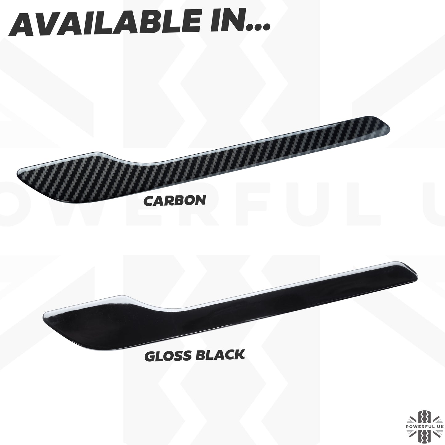 Exterior Door Handle Cover Set (4pc) in Gloss Black for Tesla Model 3