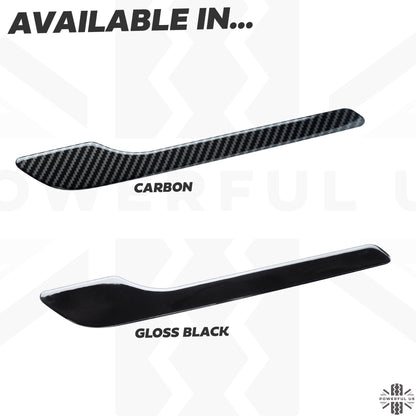 Exterior Door Handle Cover Set (4pc) in Gloss Black for Tesla Model 3