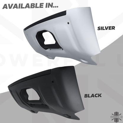 Front Aluminium Skid Plate (Aftermarket - Easy-Fit) for Land Rover Defender L663 - Silver