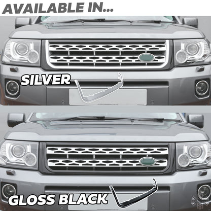 Front Grille Cover Trim for Land Rover Freelander 2 (2012+) - Black