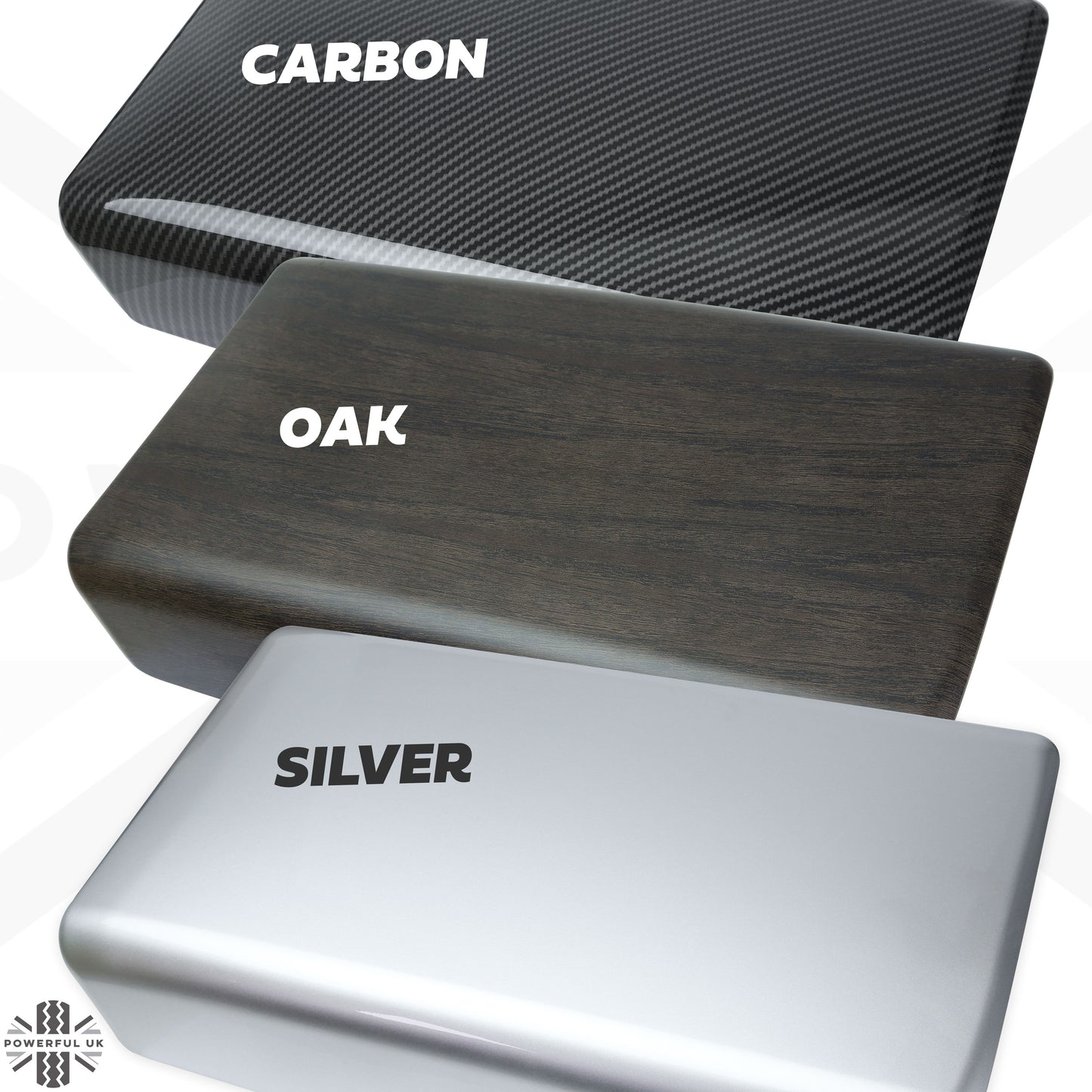 Centre Armrest Cover in Silver for Tesla Model 3 & Y