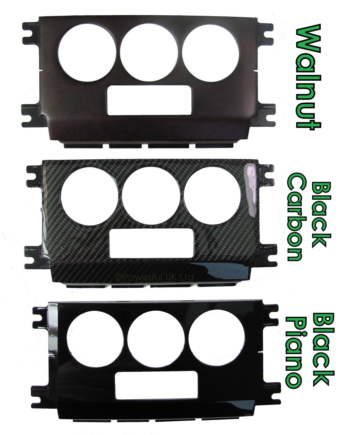 Rear passenger console Fascia panel BLACK for Range Rover L322