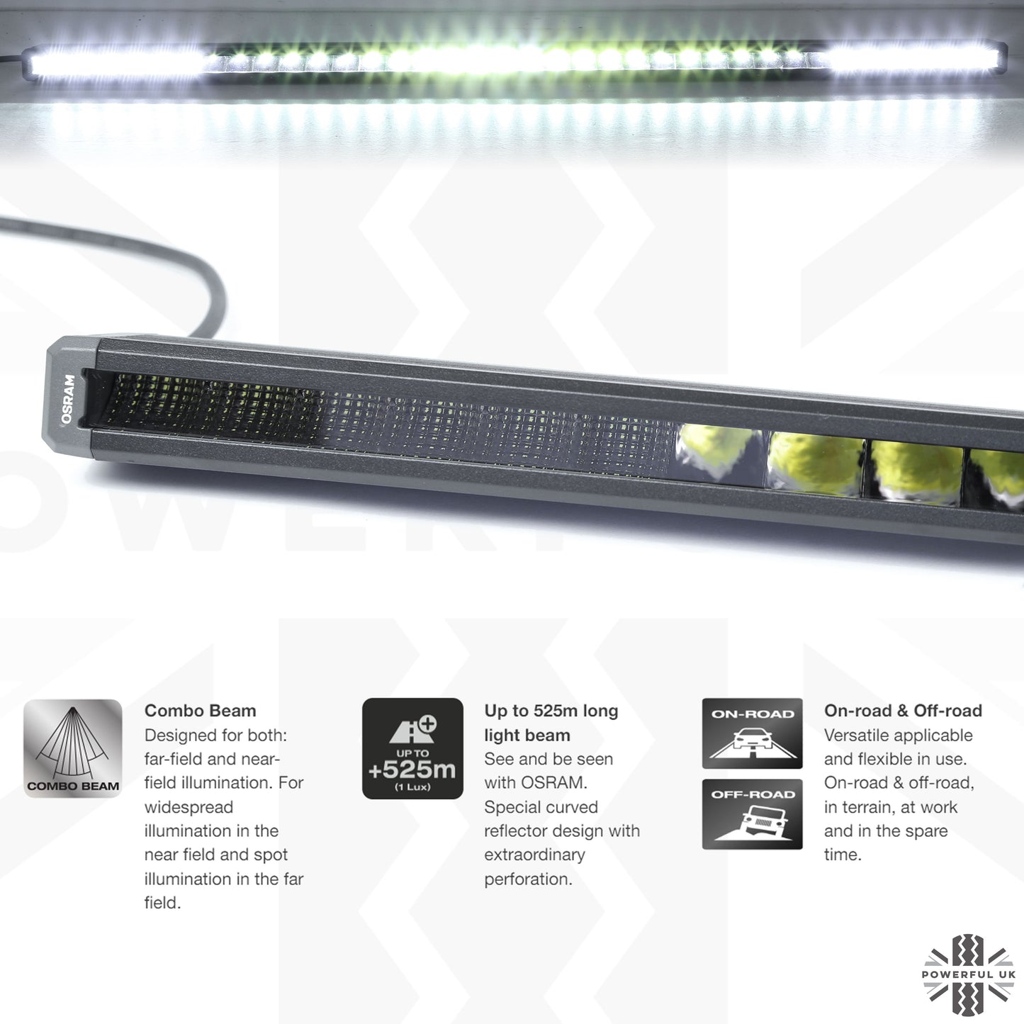 40" / 100cm Light Bar OSRAM 'VX1000-CM SM' Lightbar