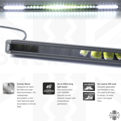 40" OSRAM Light Bar & Roof Rack Mount Kit for the Land Rover Defender L663