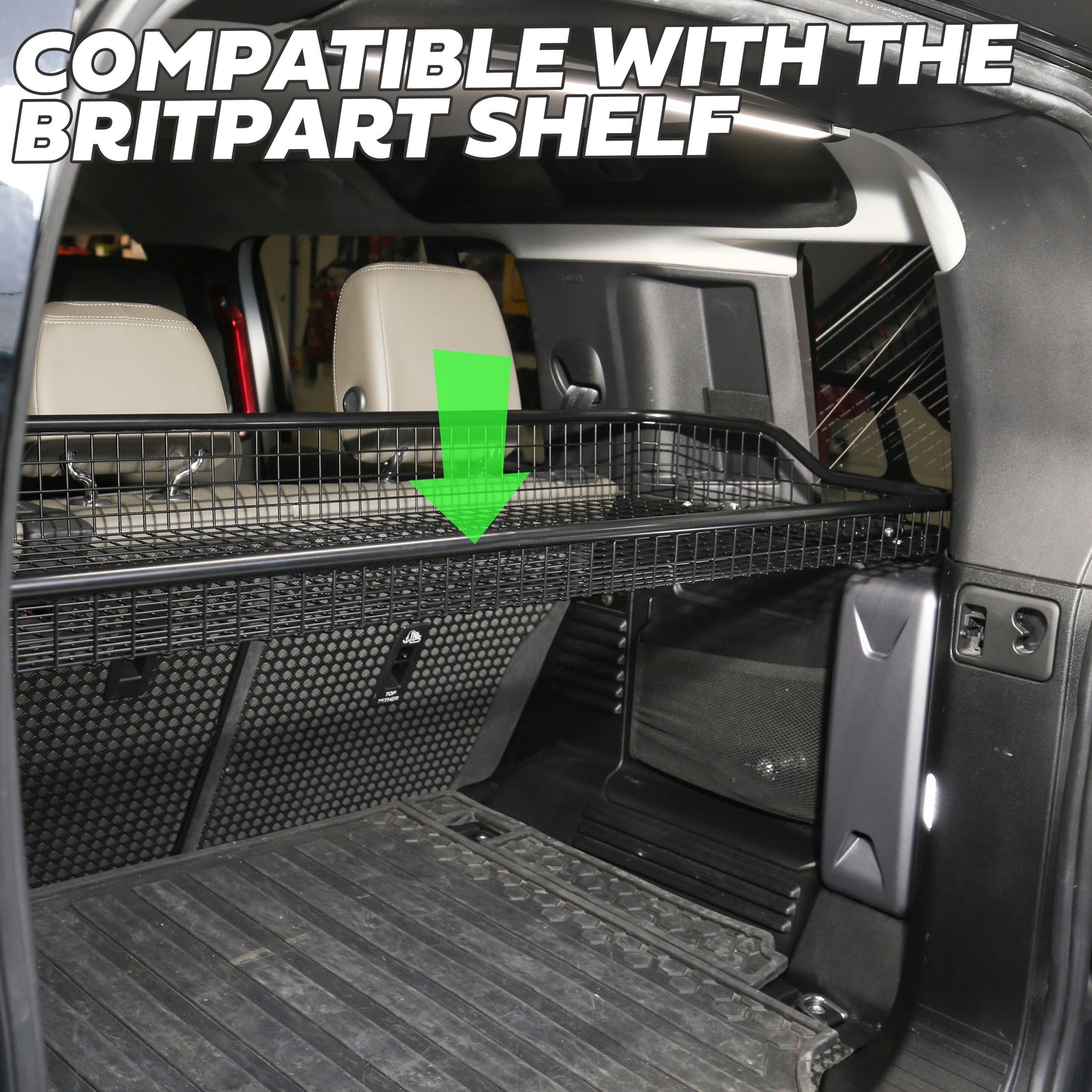 6x Cargo Net Hooks for Wire Luggage Rack for Land Rover Defender L663