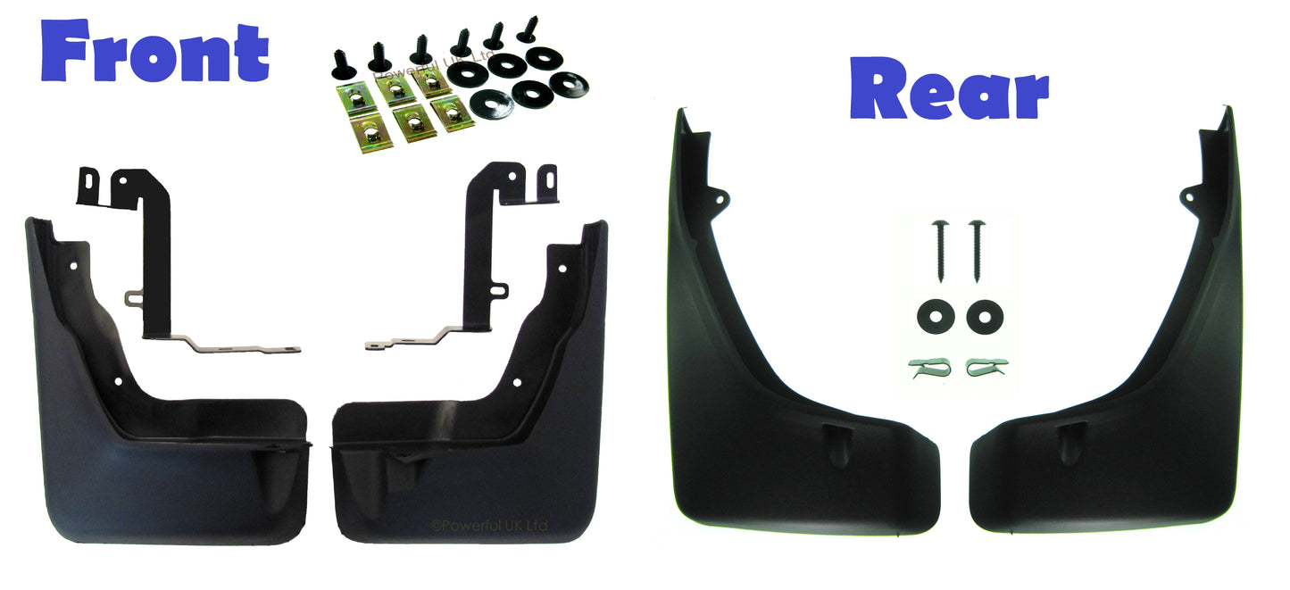 Mudflap kit ( Front + Rear ) for Land Rover Freelander 2 without bodykit