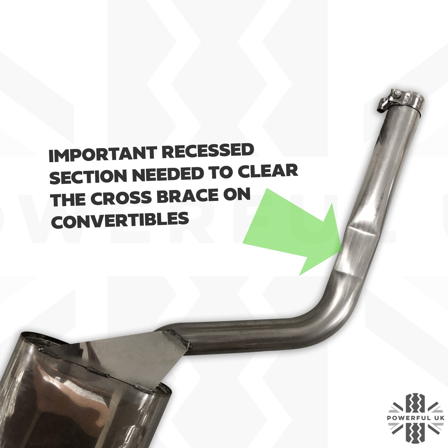 Sports Stainless Steel Exhaust System - for BMW Mini Convertible R52 One & Cooper