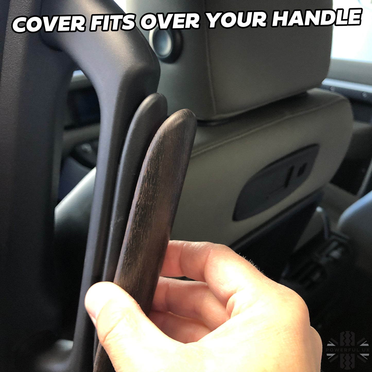 Rear Grab Handle Covers - Carbon Fibre - for Land Rover Defender L663