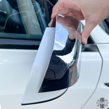 Mirror Covers in Chrome for Tesla Model 3