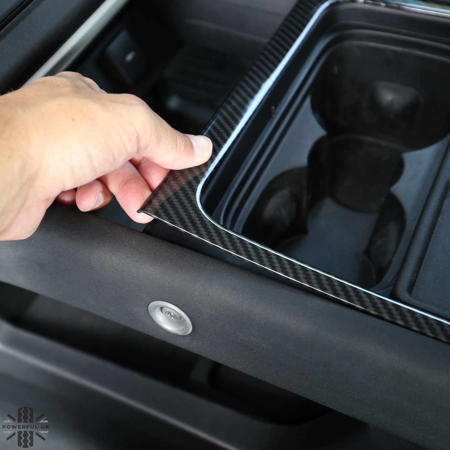 Centre Console Trim - Carbon Fibre - for Land Rover Defender L663