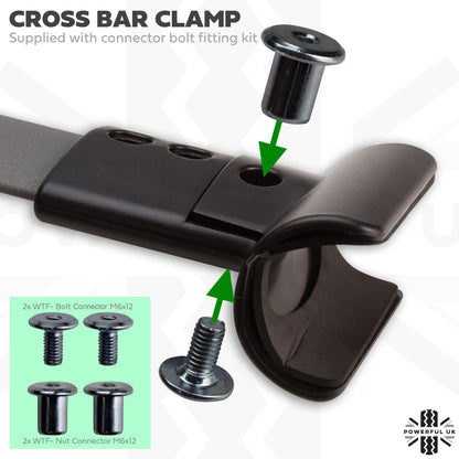 Roof Rack - Cross Bar Only - for Nissan Navara D40 pickup