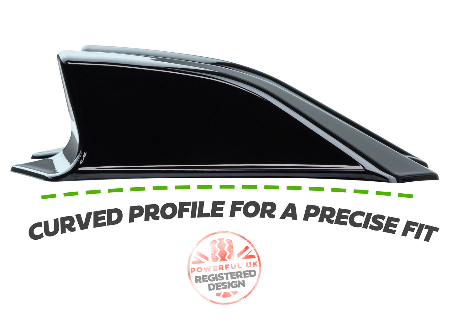 Rear Roof Spoiler Dummy Twin Aerial Range Rover Evoque 2011-15