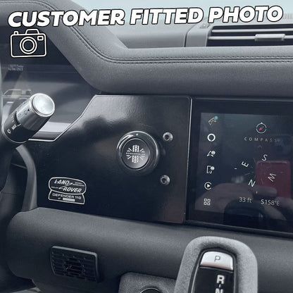 Auxiliary Panel Kit for Land Rover Defender L663 - Textured Black - Left Hand Drive