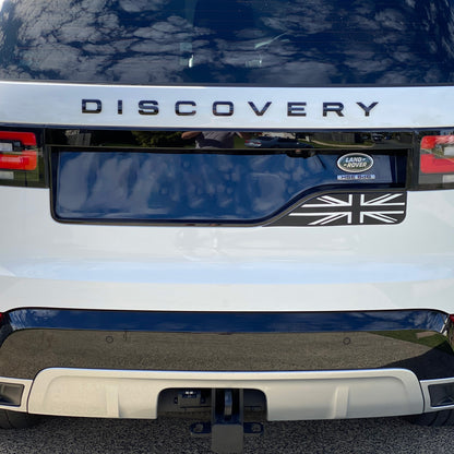 Tailgate Decal - Union Jack - Matt Black for Land Rover Discovery 5