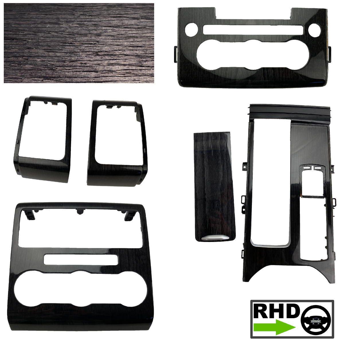 Satin Black Dash Insert Trim Kit – Interior Upgrade For Range Rover Sport L494