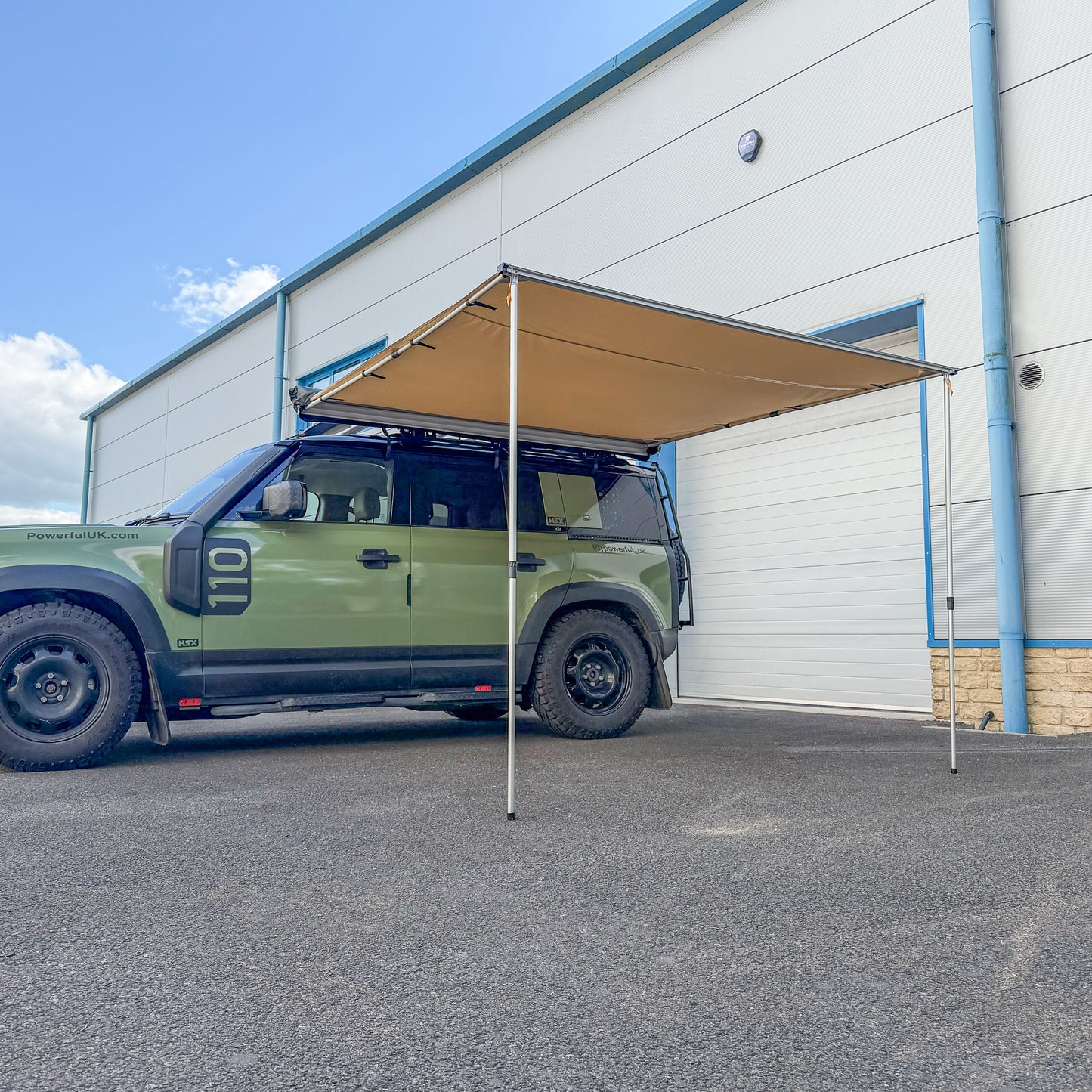 2.5m Wide Side Awning