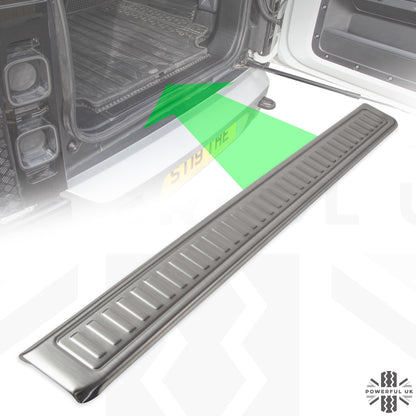 Rear Loadspace Finisher COVER - Stainless - for Land Rover Defender L663