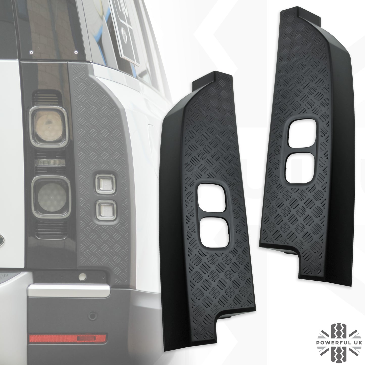 Chequer Plate 5pc Accessory Set (genuine) for Land Rover Defender L663