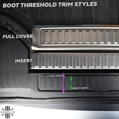 Rear Loadspace Finisher INSERT - Black - for Land Rover Defender L663