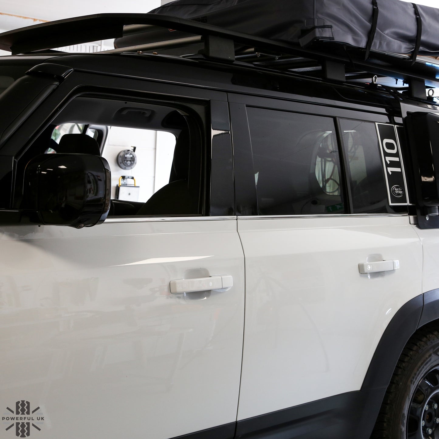 4pc Window Rubber Trim Set in Stainless Steel for Land Rover Defender L663 (110/130)