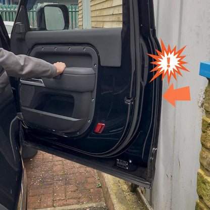 2pc Front Door Edge Protection Strips for Land Rover Defender L663 110/130
