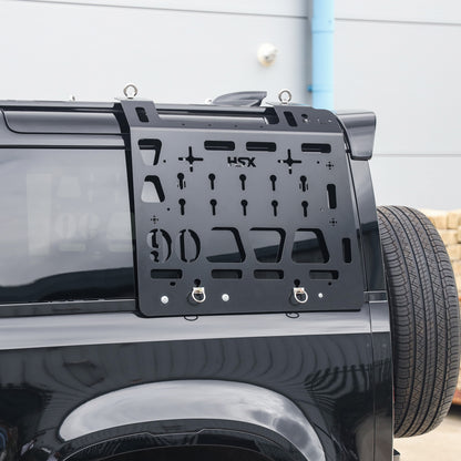 Molle Plate Kit - Black - Mix Design - PAIR - for Land Rover Defender L663 (90 Model)