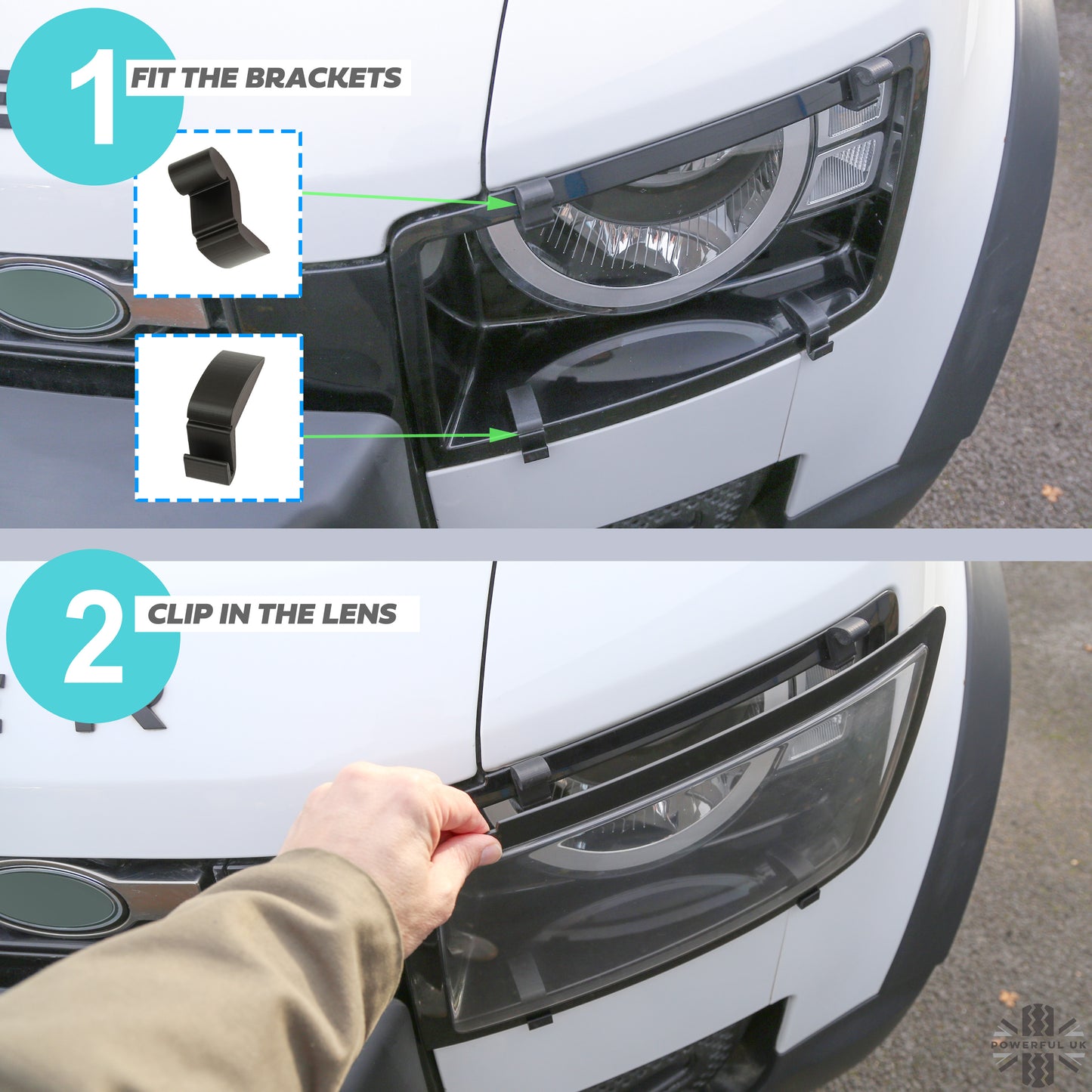 Headlight Guard Kit for Land Rover Defender L663