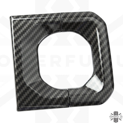 Gear Selector Surround Trim - Carbon Fibre - for Land Rover Defender L663