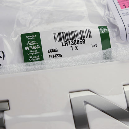 Bonnet Lettering - Starlight Satin Chrome - for Land Rover Defender L663